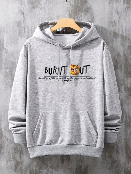 Burnt-Out Collection – Hoodie (Grey)