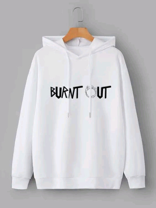 Burnt-Out Collection – Hoodie (White)